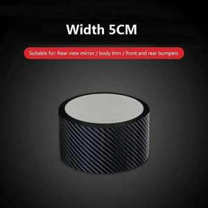 Vinilo Adhesivo Impermeable de Fibra de Carbono 5D, Cinta Adhesiva de Fibra de Carbono Negra Apta para Autos y Motocicletas - Product Image 2