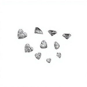 Diamants en vrac en forme de cœur de haute qualité, couleur DEF, clarté VVS-VS, cultivés en laboratoire, prix direct usine Inde, vente en gros CVD - Product Image 3