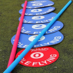 Pôle en fibre de carbone de 2 m pour enfants, pour saut en longueur, saut en hauteur, sports scolaires, athlétisme, équipement doux et sûr - Product Image 1