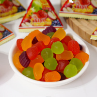 Halal Wholesale Bulk Soft Gummy Candy Sweet Mixed Fruit Sugar in Bulk Packaging