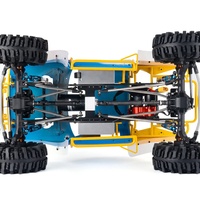 D1RC X RCRFC Ti Fury 1:10 Rainforest Chariot Brushless RC Trail Crawler LCG Metal Tube Chassis Roll Cage 4WS Truck RTR Edition