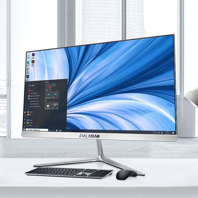 Wholesale 21.5 23.8inch Desktop Computer White All in One Desktop All in One Computers for Meeting Room