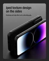 Vente en gros étui Nillkin CamShield Pro pour iPhone 15 15pro 15 Max objectif d'appareil photo ultra coulissant PC TPU givré couverture rigide