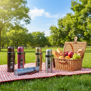 Vente en gros Thermos Bullet Fiole à vide Tasse de gymnastique thermique 500ML Bouteille de sport isolée Acier inoxydable 304 avec sangle - Product Image 6