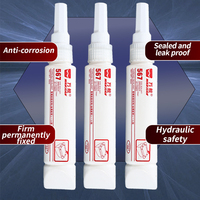 50ML Pâte d'étanchéité beige pour filetages de tuyaux Wan Jian, amovible, haute résistance à la température, 10000 PSI, 567