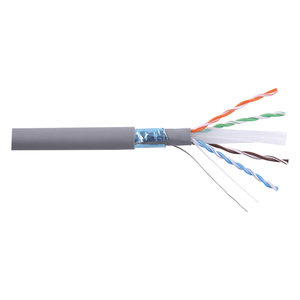 305เมตร Cat6 CCA ทองแดงหุ้มสายอีเธอร์เน็ตอลูมิเนียม FTP ป้องกันความเร็วกิกะบิตพร้อม POE สนับสนุน Cat6 UTP Cable 305M ทองแดงบริสุทธิ์ - Product Image 4