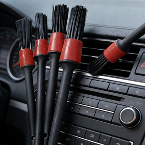 Nahe Car Wash Brush Set 5 Piece Soft Bristle Interior Detailing Air Vent Cleaning Tool Plastic Handle - Product Image 2
