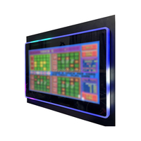 Nouvel écran tactile capacitif LED de 21,5 pouces avec panneau en acrylique et interface DVI pour machine de jeu