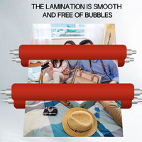 Laminateur à chaud et à froid format A3 avec fonction d'alimentation et de découpe automatiques pour imprimante UV DTF de bureau