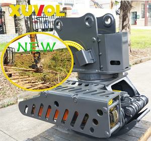 Pinza Hidráulica Multifuncional XUVOL para Cortar Ramas y Troncos, con Sierra para Excavadora, para Trabajo Pesado - Product Image 1