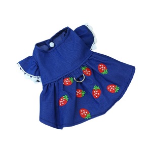 PETCIRCLE pet clothing for dogs and cats, <b>cute</b> strawberry denim skirt for teddy <b>bears</b> and Bichons - Product Image 5