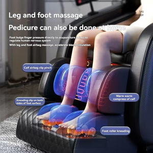 Sillón <span class=keywords><strong>de</strong></span> <span class=keywords><strong>Masaje</strong></span> Shiatsu Eléctrico <span class=keywords><strong>de</strong></span> Gravedad Cero con Revestimiento <span class=keywords><strong>de</strong></span> Cuero PU, para <span class=keywords><strong>Masaje</strong></span> <span class=keywords><strong>de</strong></span> Pies y Piernas, Ideal para el Hogar y Trabajadores <span class=keywords><strong>de</strong></span> Oficina, el Mejor del 2025 - Product Image 2