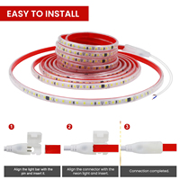 AC 220V Led Bande Lumière Extérieure Étanche Haute Qualité SMD 2835 120LED IP65 Blanc Chaud Blanc Lumière 3000K 4000K 6500K