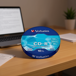Verbatim CD-R 700MB 52X 80Min Protección Extra Paquete de 10 Hecho en Italia - Product Image 3