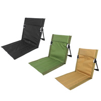 Chaise pliante portable d'extérieur pour la plage, fauteuil de camping et pique-nique à dossier bas, chaise de loisirs légère, chaise longue, chaise de pêche