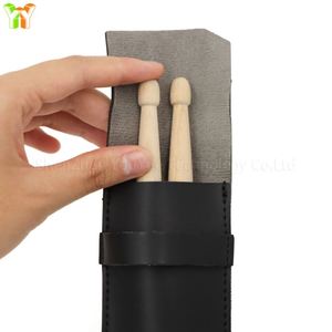 กระเป๋าใส่ไม้กลองหนัง PU แบบพกพา สำหรับไม้กลอง 1 คู่ อุปกรณ์เสริมเครื่องดนตรีประเภทเพอร์คัชชัน - Product Image 3