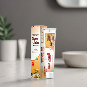 Pasta de dientes fresca de menta orgánica de alta calidad, 170g, fórmula herbal de cosecha propia de Vietnam, ayuda a fortalecer el blanqueamiento dental - Product Image 1