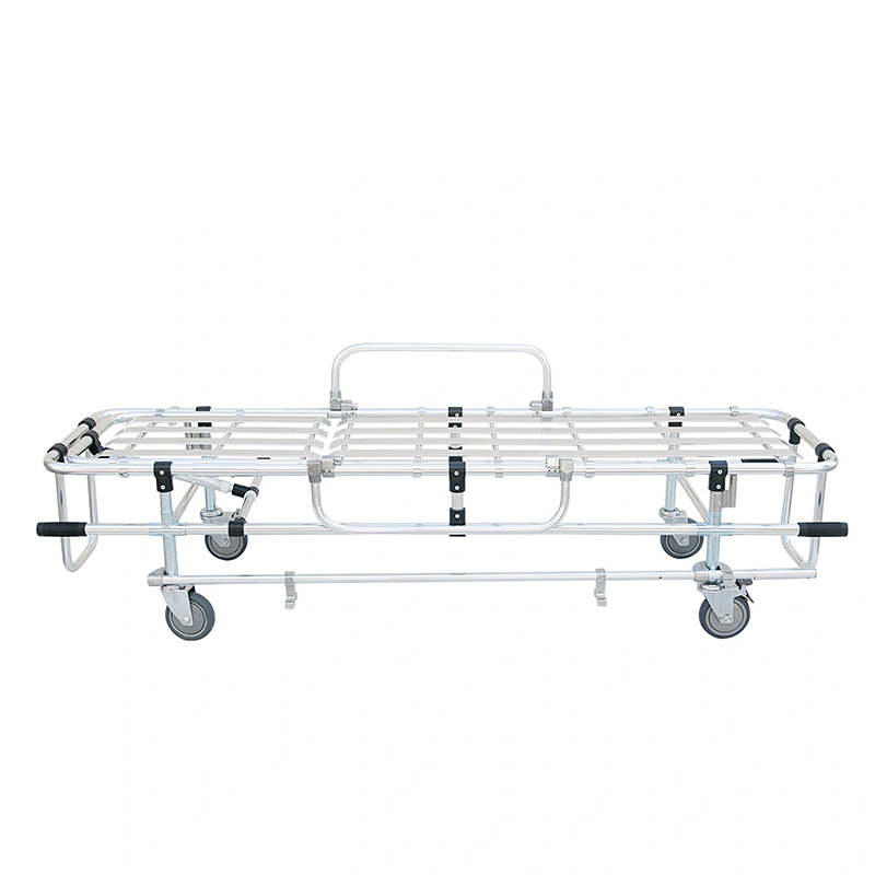 MN-AS007-1  Hospital Equipment Folding First Aid Ambulance Stretcher Transport Patent Trolley