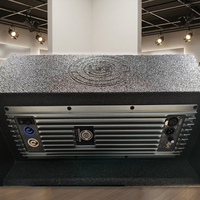 Haut-parleur coaxial LS3 de 12 pouces, 250W/400W, impédance 8 ohms, connectivité XLR/Speakon, boîtier en bois, sur pied