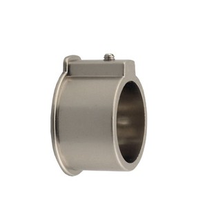 Support de tringle à vêtements en alliage de zinc pour tube rond de 25 mm, fixation murale non détachable, support de vêtements - Product Image 2