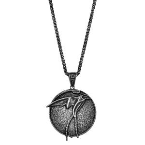 Hot Game <span class=keywords><strong>Witcher</strong></span> 3 <span class=keywords><strong>Wild</strong></span> <span class=keywords><strong>Hunt</strong></span> Wolf Rétro Pendentif Collier pour Fiançailles Anniversaire De Mariage En Alliage De Zinc Torsadé Singapour - Product Image 4