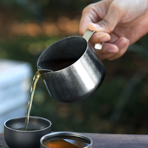 钛功夫茶具便携户外野营餐具茶壶茶杯徒步休闲旅游茶具盖湾 - Product Image 2