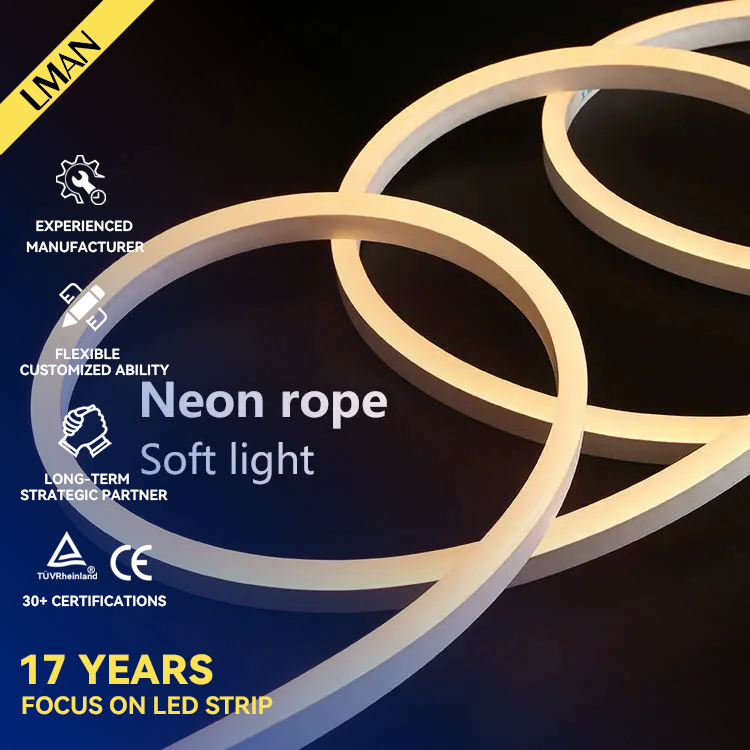 New Design Colors Pvc Material Ip65 Waterproof 8w Smd2835 6mmWidth Led Neon Light, Flexible Led Strip Lighting Neon Lights Strip