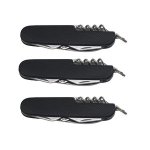 سكين جيب للبقاء على قيد الحياة 7 في 1 أسود عالي الجودة، سكاكين قابلة للطي للتخييم - Product Image 4