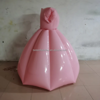 Robe gonflable en PVC personnalisable Beile pour adultes jupe de fête lampe à LED souffleur fêtes en plein air