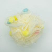 Éponge de bain en maille de luffa, exfoliant pour la peau naturelle, boule de douche