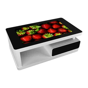Online Support 55 Inch Game Interactive Touch Screen Smart Touch Table With Drawer