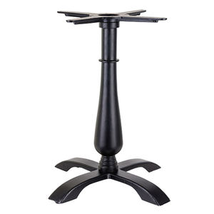 Pied de table décoratif en fer, colonne en forme de tulipe, pied croisé, jambe courbée pour mobilier de restaurant et d'hôtel, usage commercial durable - Product Image 4