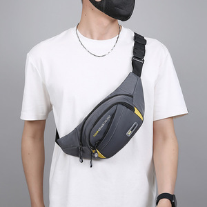 Men's Oxford Cloth Chest Bag Large Capacity Multi Layer Crossbody Shoulder Bag For Everyday Outfits Summer 2025 - Product Image 1