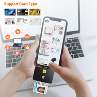 ZOWEETEK USB C lecteur de carte Mobile écrivain universel ISO 7816 ATM lecteur de puce SIM pour téléphones CAC lecteurs de carte d'identité universels