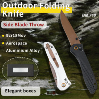 Couteau pliant Seven -Ten US Stock Benchmade BM710, expédition en 24h, livraison rapide, manche en aluminium CNC
