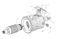 0009730012, Émetteur d'impulsions |   Pièce de rechange pour chariot élévateur Linde séries 1169, 1172 L10 L12 L14