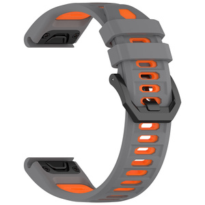 <span class=keywords><strong>Correa</strong></span> de Reloj de Silicona de Dos Tonos de 22/26 mm para <span class=keywords><strong>Garmin</strong></span> <span class=keywords><strong>Fenix</strong></span> 8 AMOLED 47 mm 51 mm 7 7X <span class=keywords><strong>6X</strong></span> 6 <span class=keywords><strong>Pro</strong></span> 5 5X Smartwatch - Product Image 3