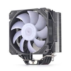 Enfriador de Radiador Universal para FM AM4 AM5, 6 Tubos de Calor de Cobre, Ventiladores de 120 mm, Negro Fresco ARgb, Radiador Refrigerado por CPU RGB - Product Image 5