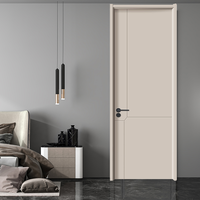 Pintu Interior Datar Laminasi CPL Grosir, Pintu Kayu Minimalis Modern, Kedap Suara, Anti Gores, Polimer Doo