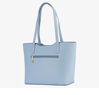 Fabricant chinois OEM ODM, sac fourre-tout avec logo personnalisé pour femmes avec poche, grands sacs fourre-tout personnalisés en cuir PU pour filles