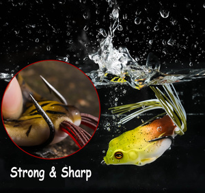 Nhà Máy TOPLURE 50 Mét 9 Gam 55M 12 Gam Top Nước Bionic Mềm Frog Fishing Lures Silicone Nhân Tạo Mô Phỏng Ếch Cá Lure Bait - Product Image 3