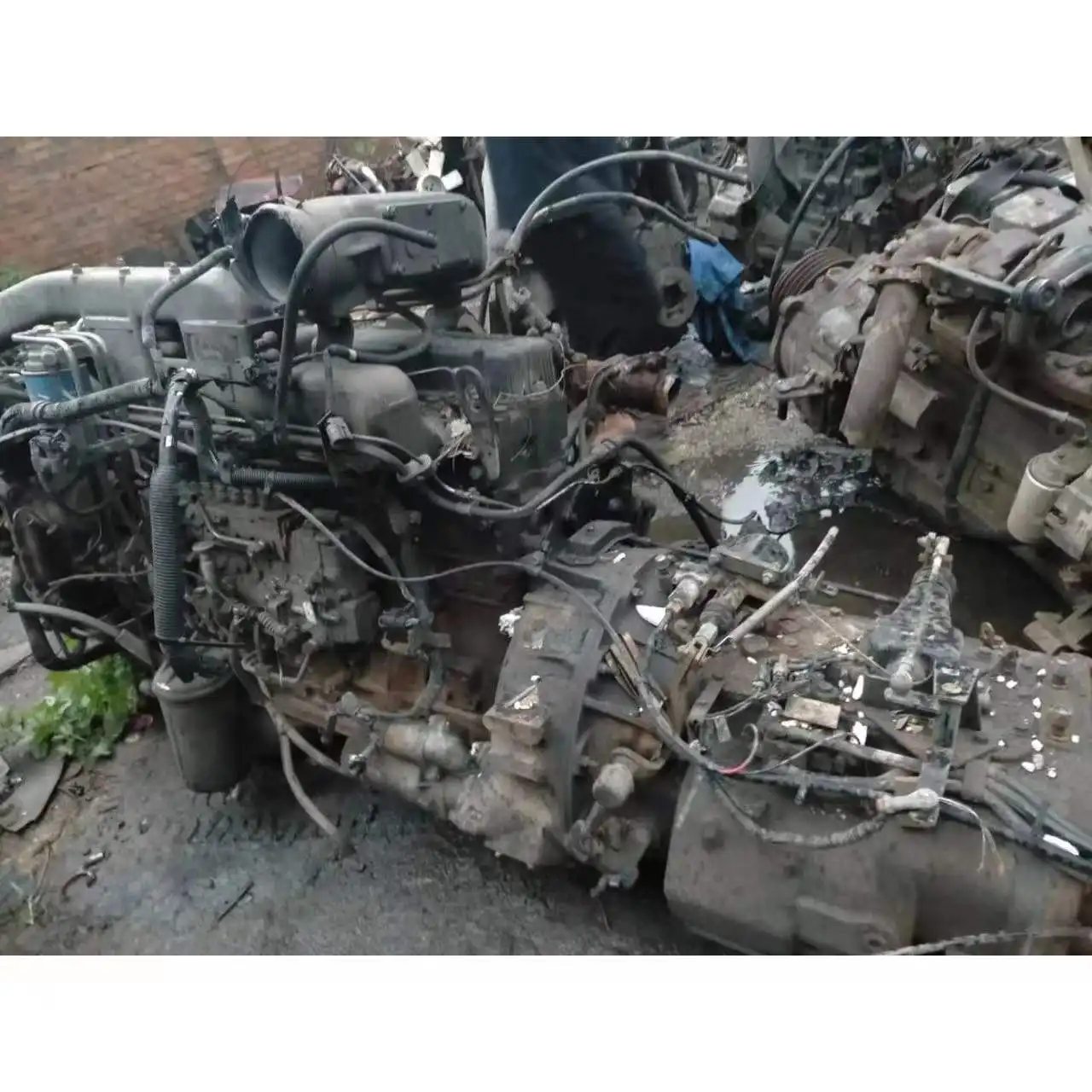Good condition used diesel engine assembly PF6A for sale