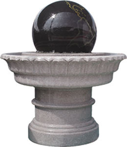 Fontaine d'eau en gros, fontaine de jardin d'eau, fontaine d'eau extérieure à boule roulante - Product Image 5