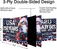 Amerika 250 Jahre Unabhängigkeit Flagge 3x5 Fuß 100% Polyester 2026 USA 250. Jubiläumsflagge