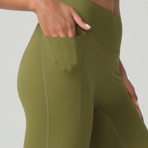 Biểu Tượng Tùy Chỉnh Cao Eo Yoga Quần Thể Thao Xà Cạp Tập Thể Dục Quần Tummy Kiểm Soát Mông Nâng Khỏa Thân Cảm Giác Tập Thể Dục Yoga Xà Cạp - Product Image 3