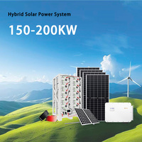 Kit solaire hybride complet ORYTA 150 à 200 kW, onduleur hybride triphasé MPPT, ensemble de stockage d'énergie de grande capacité