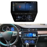 Écran double Android 13 de 12,3 pouces pour Maserati Quattroporte 2013-2020, navigation GPS pour voiture, lecteur multimédia, autoradio, Android Auto