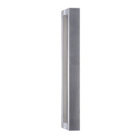 Poignée de tirage double face en acier inoxydable SUS304 pour porte de bureau, tube carré, pour porte en verre et porte en bois, installation facile