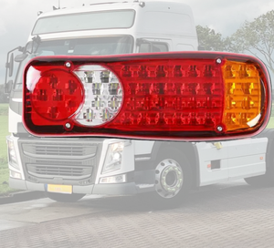 Feux arrière LED 12V 24V, feux d'avertissement, feux de stop, feux de recul, feux de sécurité pour remorque de bateau - Product Image 1
