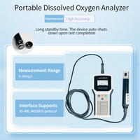 Kit de prueba de oxígeno disuelto Monitor O2 Analizador Medidor de oxígeno Sensor Probador de oxígeno disuelto en agua